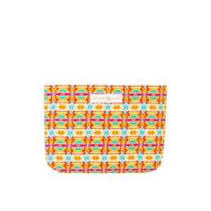 Orange Turtle Quilted Zipper Pouch