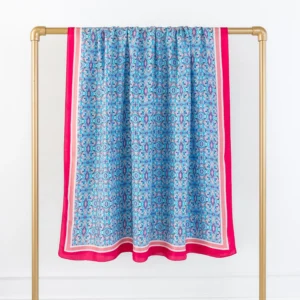 Magenta C/Purple Silk Scarf