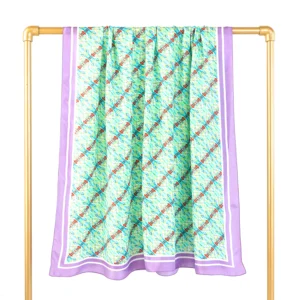Red Bridge Silk Scarf
