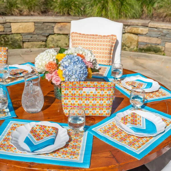 Orange Turtle Dinner Napkins (Set of 4) - Image 4
