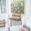 Pair of Westie 20" Square Decorative Corded Pillow Covers - Image 4