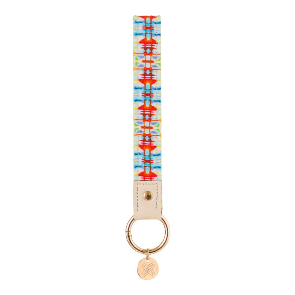 Red Bridge Fabric Loop Keychain