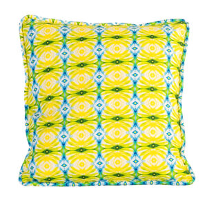 Pair of Georgia's Palm 20" Square Decorative Corded Pillow Covers