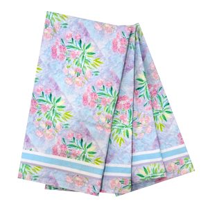 Pink Peony Cotton Linen Napkin (Set of 4)